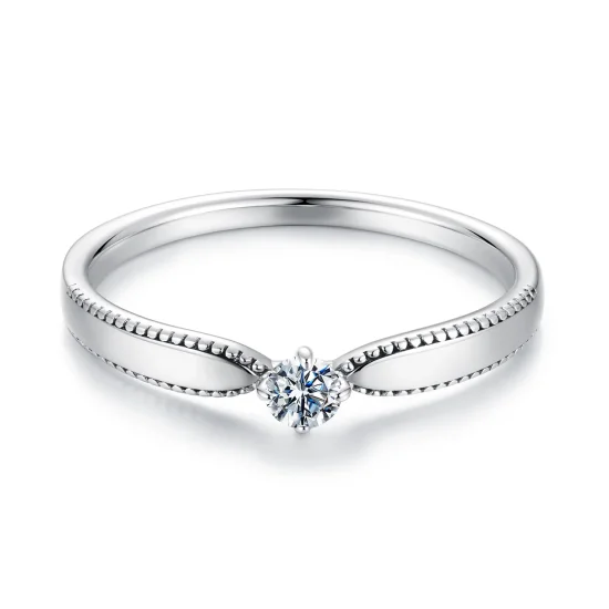 (immagine per) Anello scintillante squisito stile PANDORA (un certificato) - MSR062