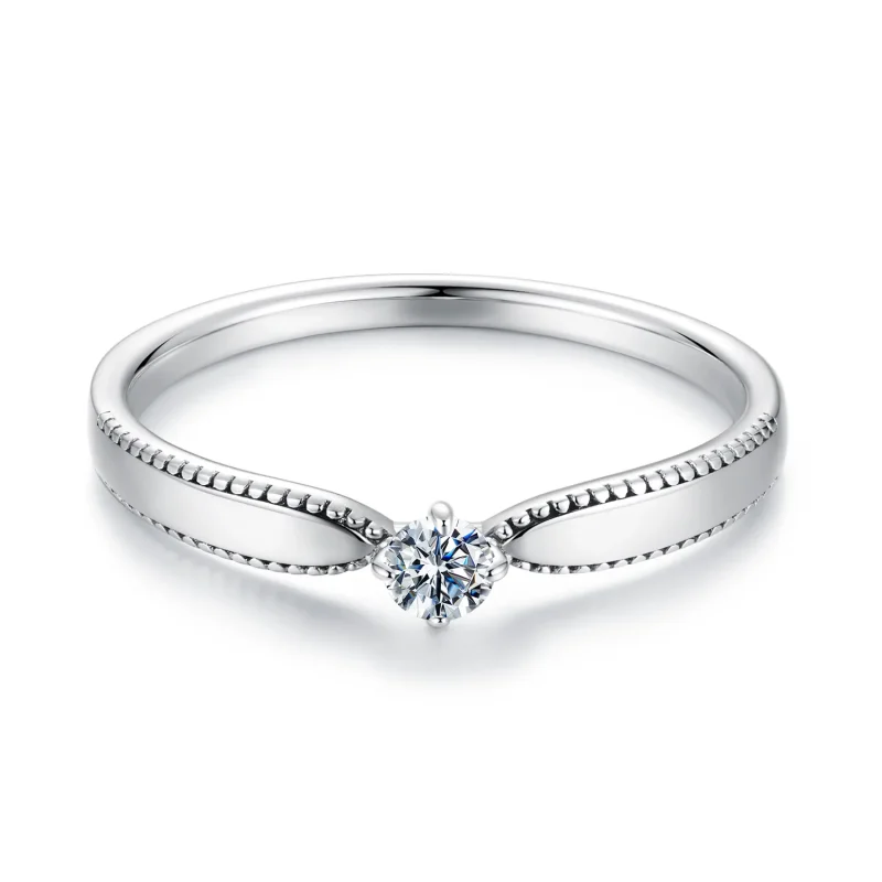 (immagine per) Anello scintillante squisito stile PANDORA (un certificato) - MSR062