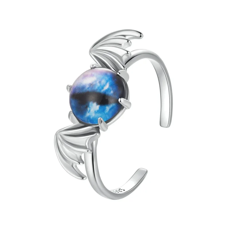 (immagine per) Anello stile PANDORA con occhio del diavolo - BSR605-E