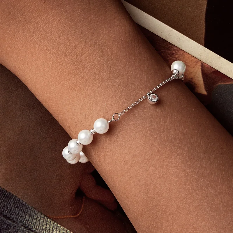 (immagine per) Bracciale con perline di conchiglia in stile PANDORA - BSB189 - Visualizza 3