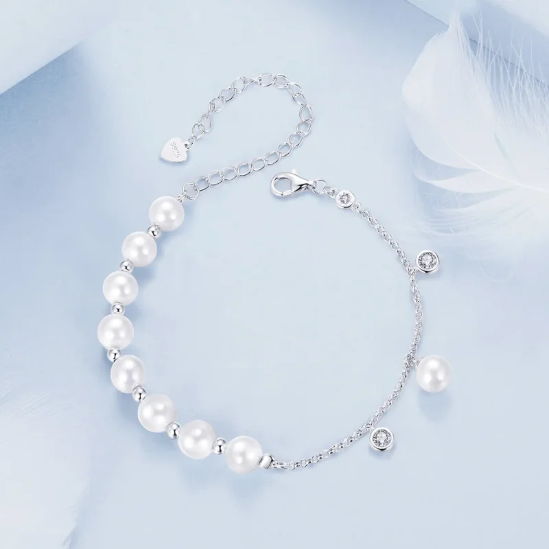 (immagine per) Bracciale con perline di conchiglia in stile PANDORA - BSB189 - Visualizza 4