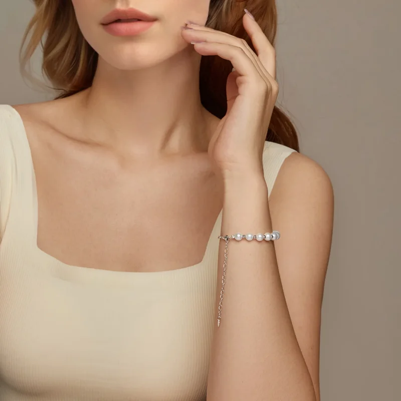 (immagine per) Bracciale con perline di conchiglia in stile PANDORA - BSB189 - Visualizza 7