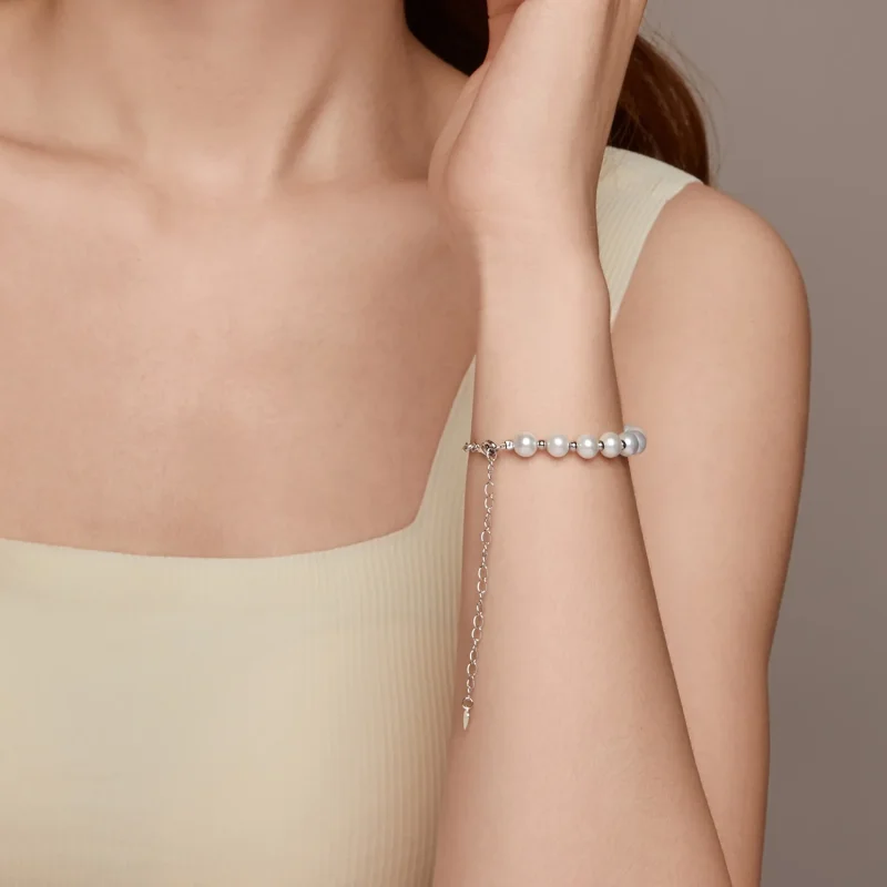 (immagine per) Bracciale con perline di conchiglia in stile PANDORA - BSB189 - Visualizza 9