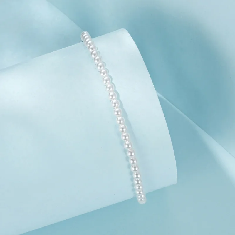 (immagine per) Bracciale in perle bianche australiane stile PANDORA - SCB280 - Visualizza 2