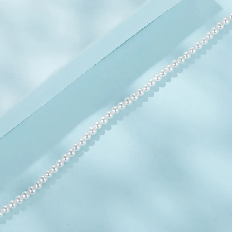 (immagine per) Bracciale in perle bianche australiane stile PANDORA - SCB280 - Visualizza 4