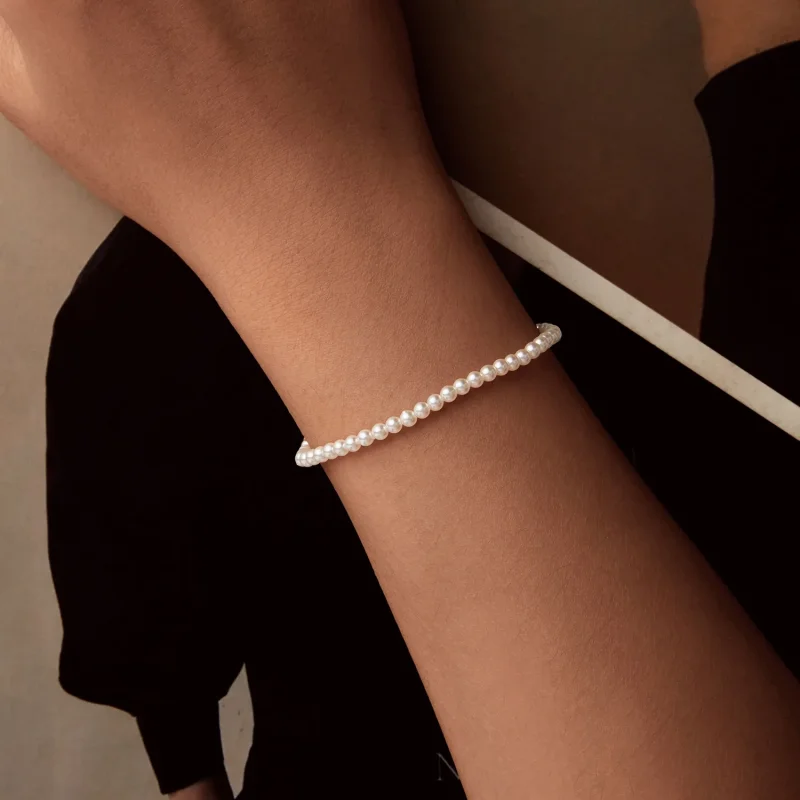 (immagine per) Bracciale in perle bianche australiane stile PANDORA - SCB280 - Visualizza 5