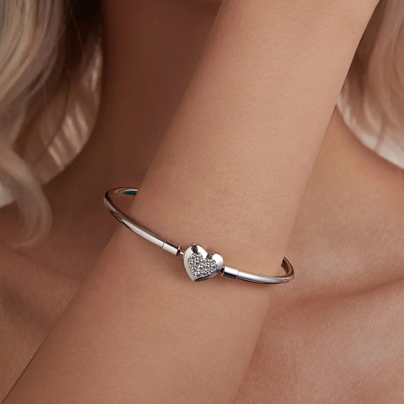 (immagine per) Bracciale PANDORA Style Heart Basic - BSB192 - Visualizza 6