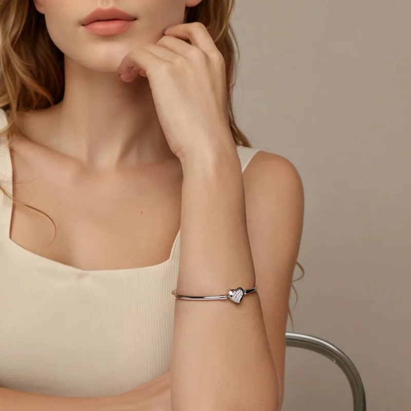 (immagine per) Bracciale PANDORA Style Heart Basic - BSB192 - Visualizza 8