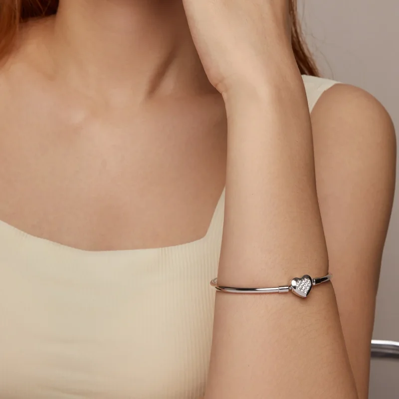 (immagine per) Bracciale PANDORA Style Heart Basic - BSB192 - Visualizza 9