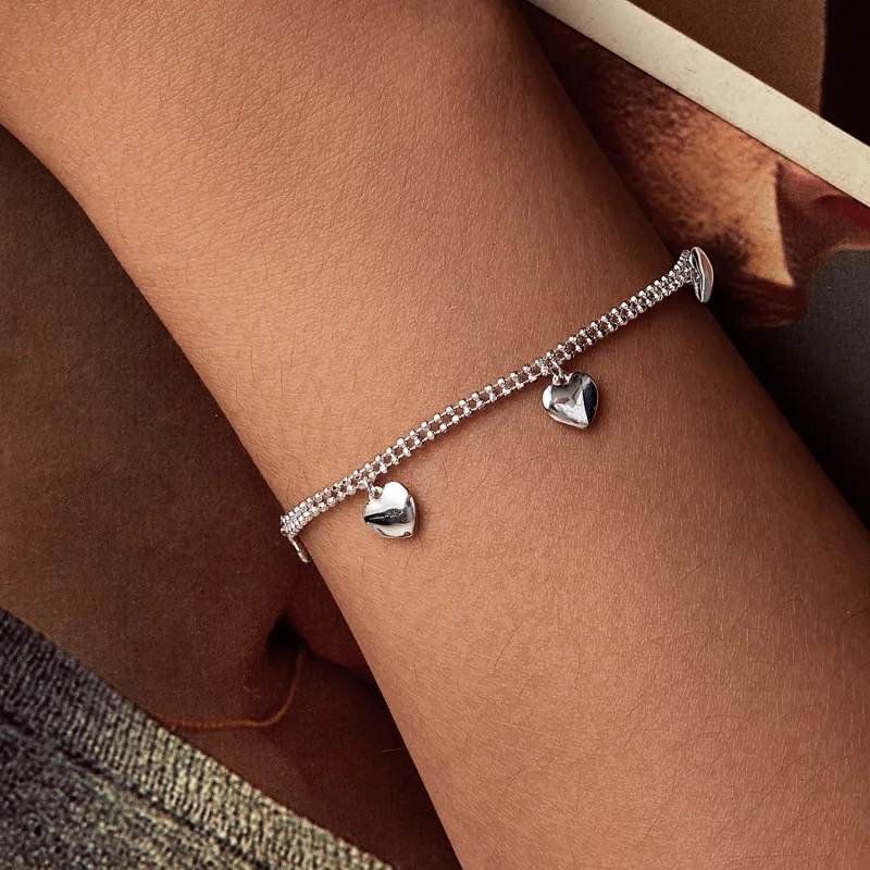 (immagine per) Bracciale PANDORA Style Love con perline a doppio strato - BSB190 - Visualizza 3