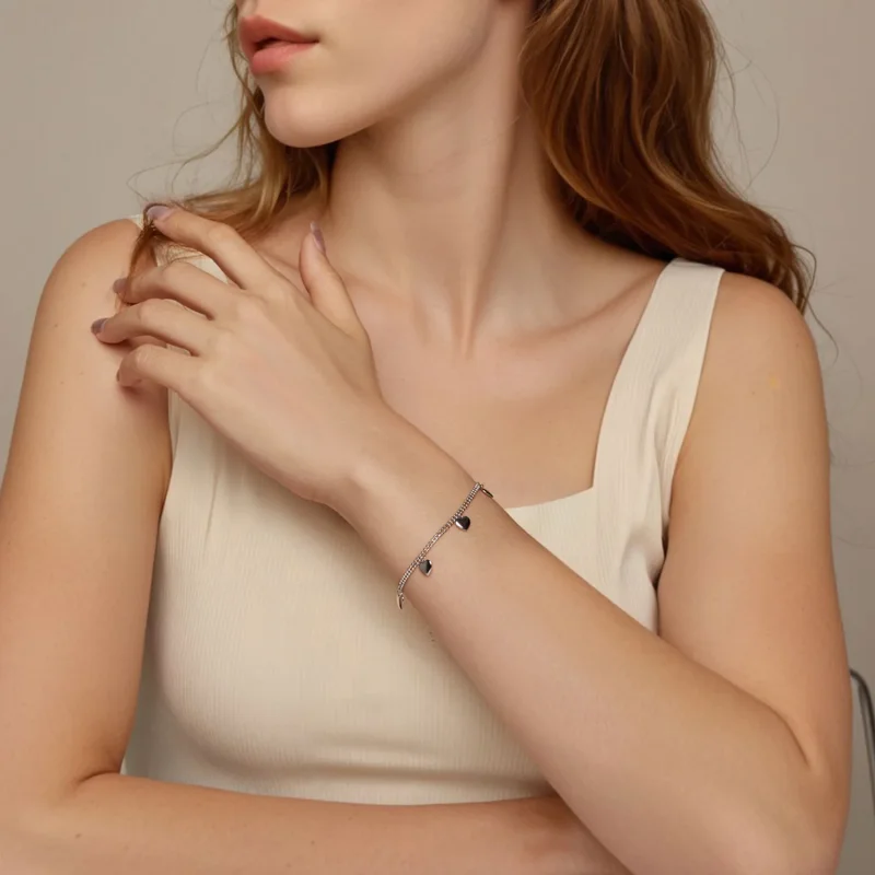 (immagine per) Bracciale PANDORA Style Love con perline a doppio strato - BSB190 - Visualizza 7