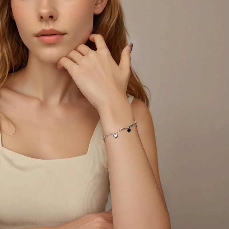 (immagine per) Bracciale PANDORA Style Love con perline a doppio strato - BSB190 - Visualizza 8