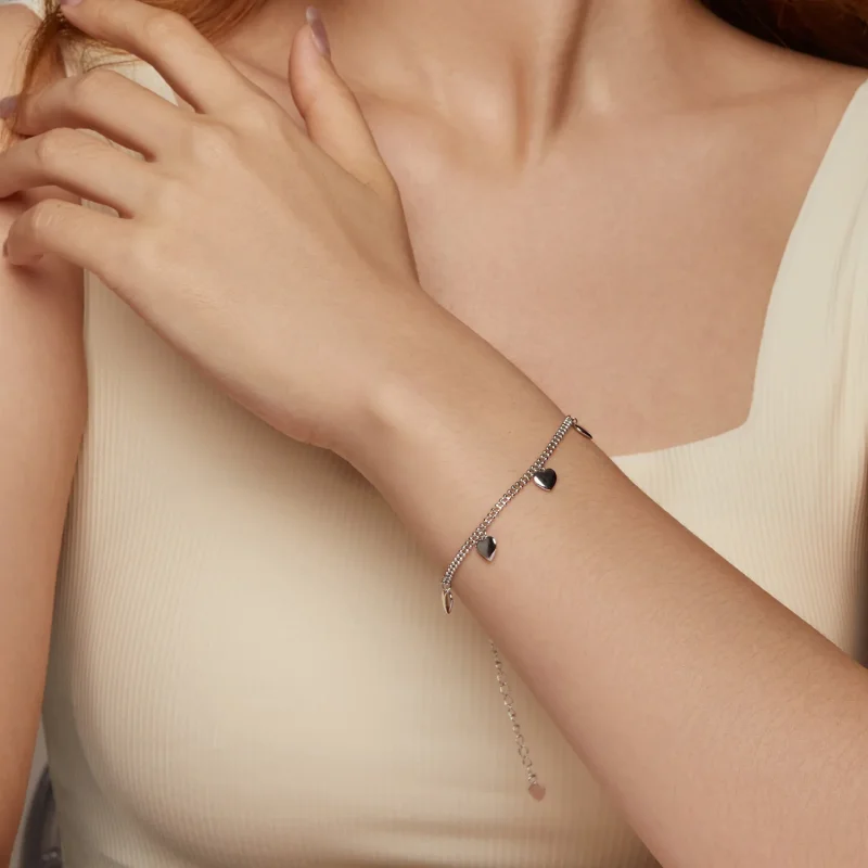 (immagine per) Bracciale PANDORA Style Love con perline a doppio strato - BSB190 - Visualizza 9