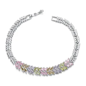 (immagine per) Bracciale PANDORA Style Sparkling Leaf - YIB067-ACF
