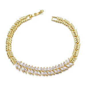 (immagine per) Bracciale PANDORA Style Sparkling Leaf - YIB067-B