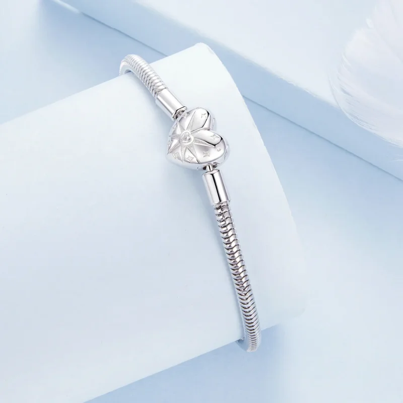 (immagine per) Bracciale PANDORA Style Star Heart Basic - BSB196 - Visualizza 2