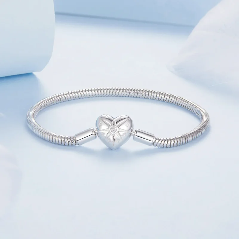 (immagine per) Bracciale PANDORA Style Star Heart Basic - BSB196 - Visualizza 4
