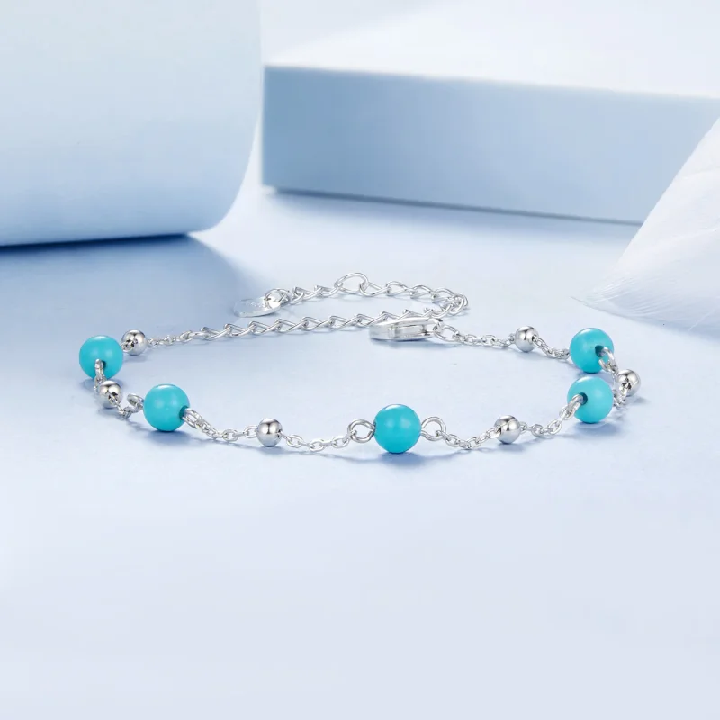(immagine per) Bracciale PANDORA Style Turchese - BSB197 - Visualizza 3