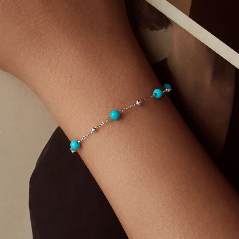 (immagine per) Bracciale PANDORA Style Turchese - BSB197 - Visualizza 6