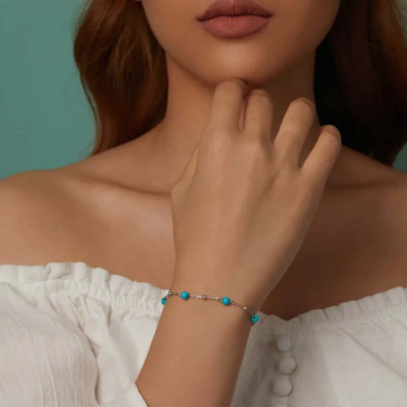(immagine per) Bracciale PANDORA Style Turchese - BSB197 - Visualizza 10