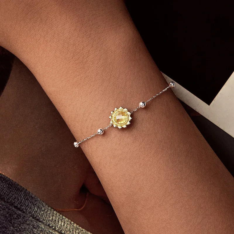 (immagine per) Bracciale stile PANDORA Girasole - SCB282 - Visualizza 5
