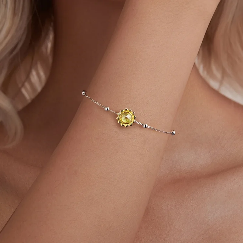 (immagine per) Bracciale stile PANDORA Girasole - SCB282 - Visualizza 6
