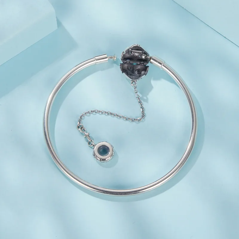 (immagine per) Braccialetto a forma di cuore vintage stile PANDORA - SCB287 - Visualizza 4