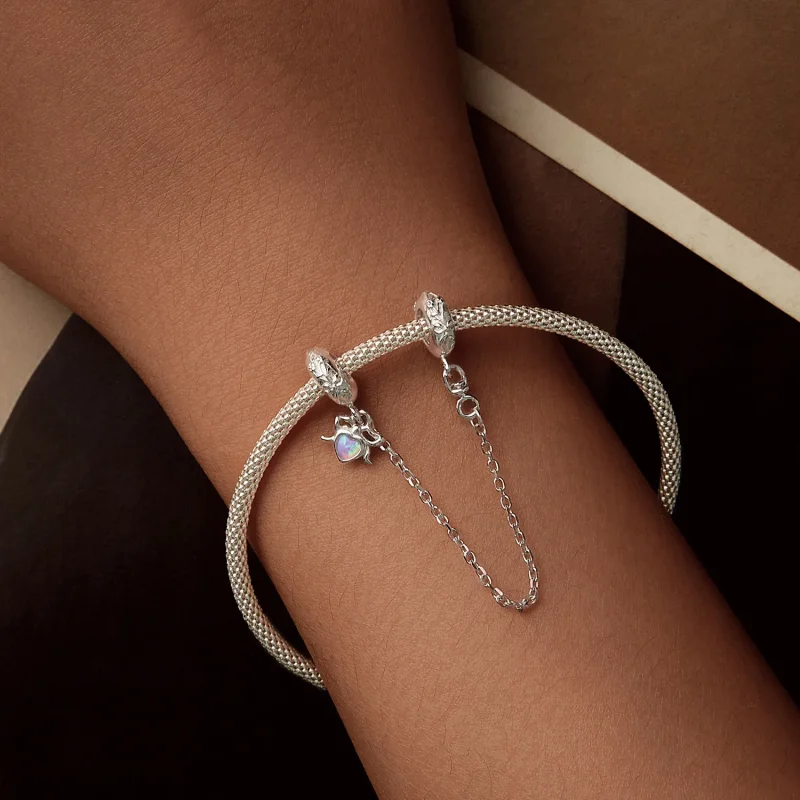 (immagine per) Catena di sicurezza con fiocco stile PANDORA - SCC2888 - Visualizza 5