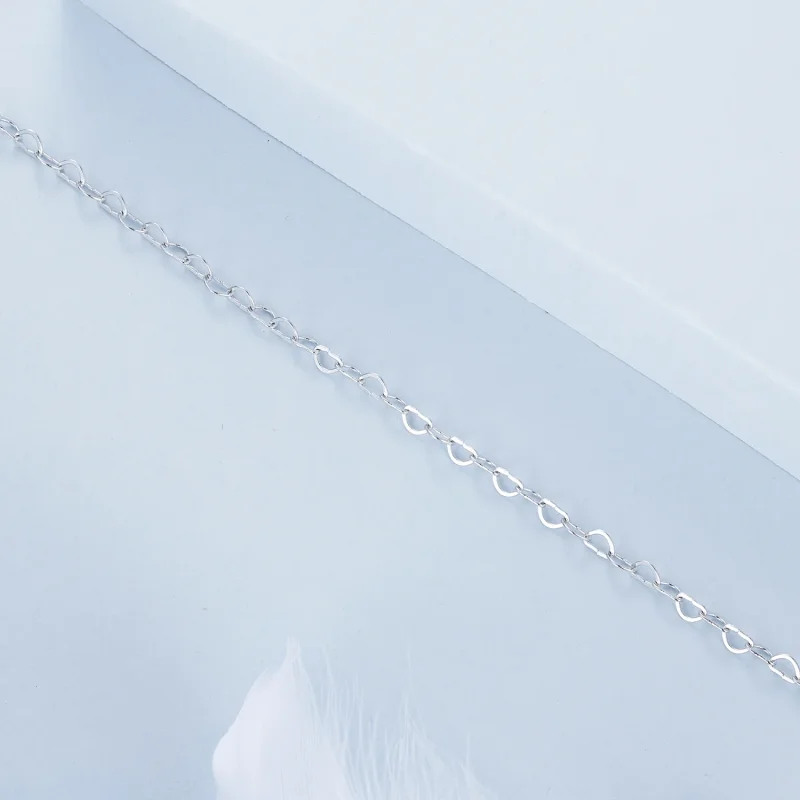 (immagine per) Cavigliera a forma di cuore in stile PANDORA - BST007 - Visualizza 4