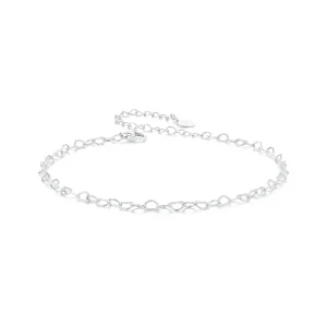 (immagine per) Cavigliera a forma di cuore in stile PANDORA - BST007