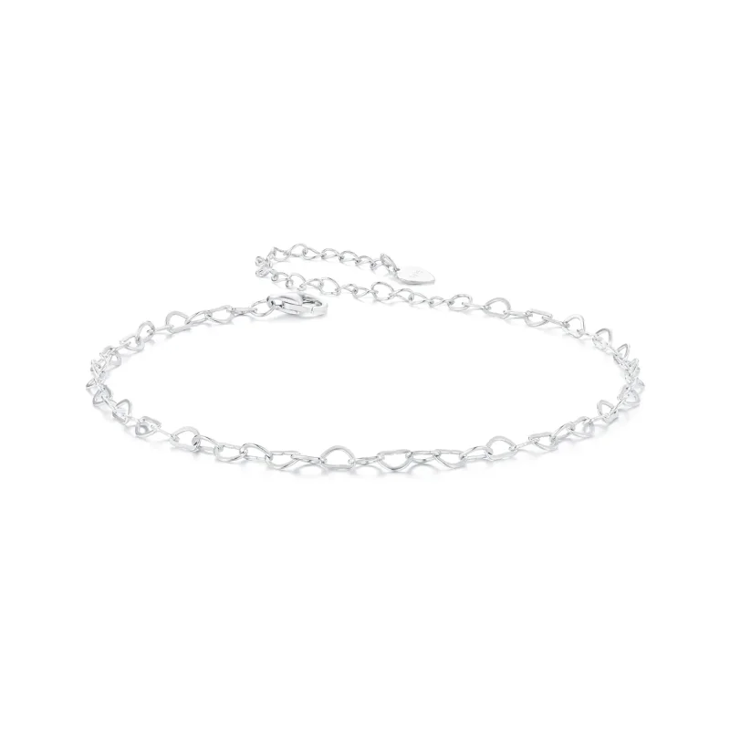(immagine per) Cavigliera a forma di cuore in stile PANDORA - BST007