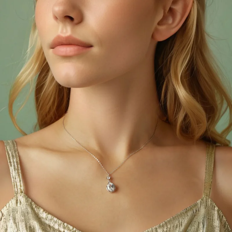 (immagine per) Collana a goccia in stile PANDORA - BSN402 - Visualizza 5