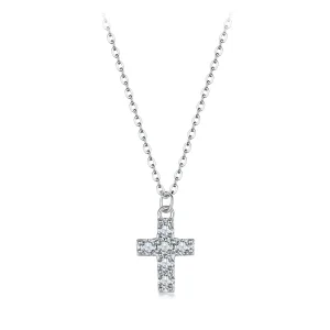 (immagine per) Collana con croce stile PANDORA (con un certificato) - MSN039