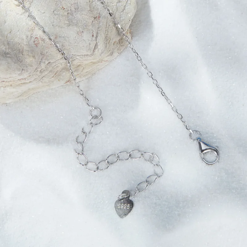(immagine per) Collana con fiocco di neve in stile PANDORA - BSN364 - Visualizza 4