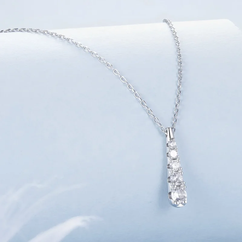 (immagine per) Collana con goccia d'acqua stile PANDORA Temperamento - BSN399 - Visualizza 2