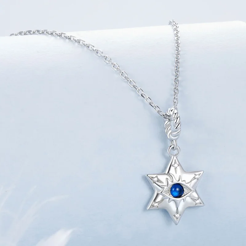 (immagine per) Collana con occhio di demone Starburst in stile PANDORA - BSN397 - Visualizza 2