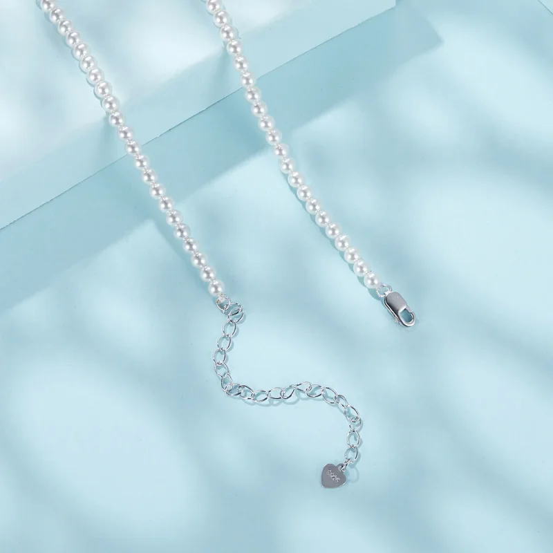 (immagine per) Collana di perle bianche australiane in stile PANDORA - SCN526 - Visualizza 5