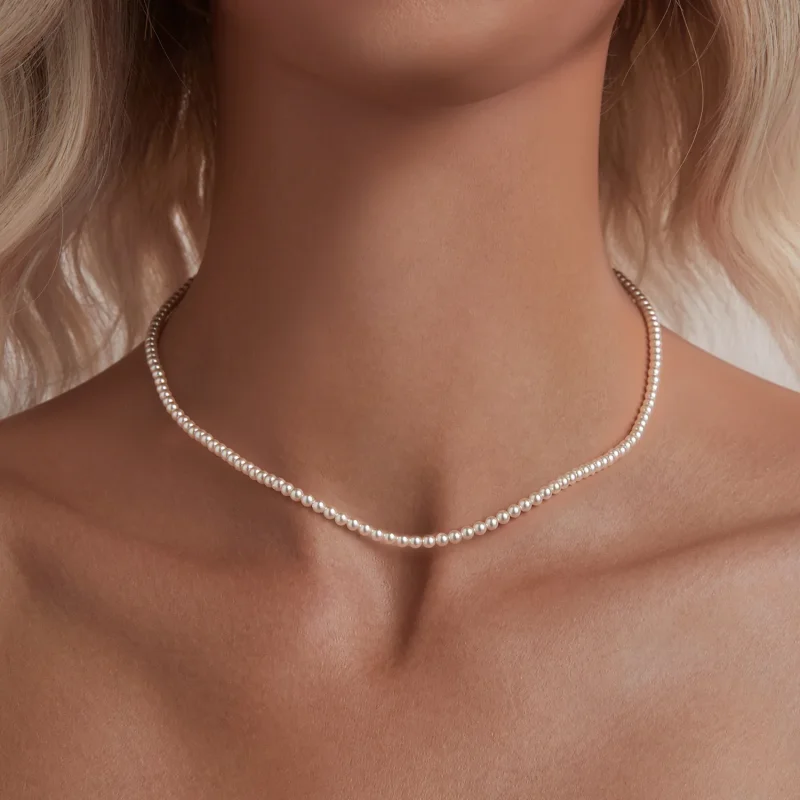 (immagine per) Collana di perle bianche australiane in stile PANDORA - SCN526 - Visualizza 6