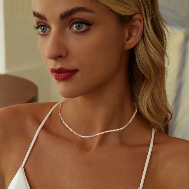 (immagine per) Collana di perle bianche australiane in stile PANDORA - SCN526 - Visualizza 7