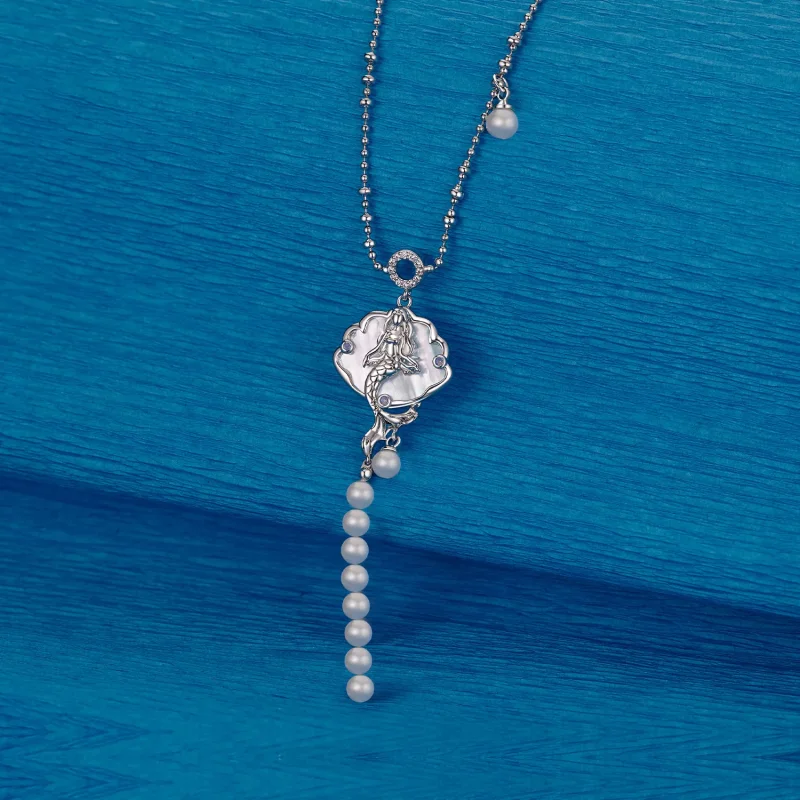(immagine per) Collana sirena stile PANDORA - YIN113 - Visualizza 3