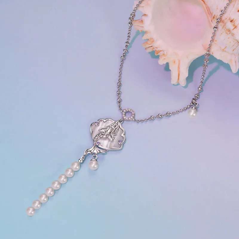 (immagine per) Collana sirena stile PANDORA - YIN113 - Visualizza 4