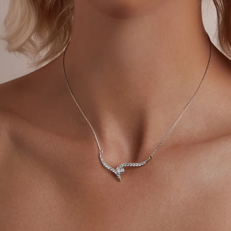 (immagine per) Collana stile PANDORA Simple Line - BSN400 - Visualizza 4