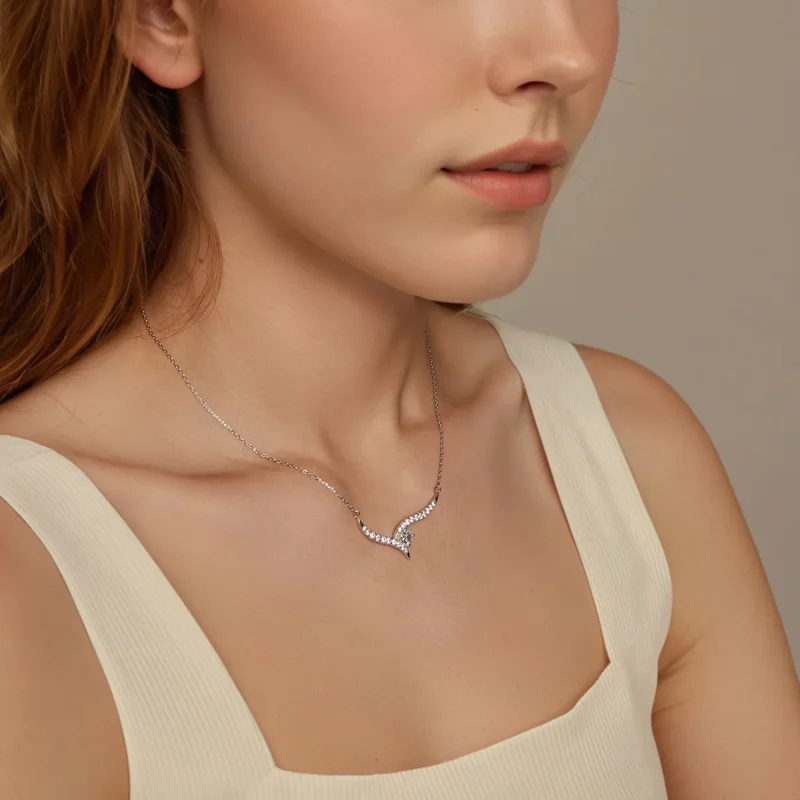 (immagine per) Collana stile PANDORA Simple Line - BSN400 - Visualizza 5