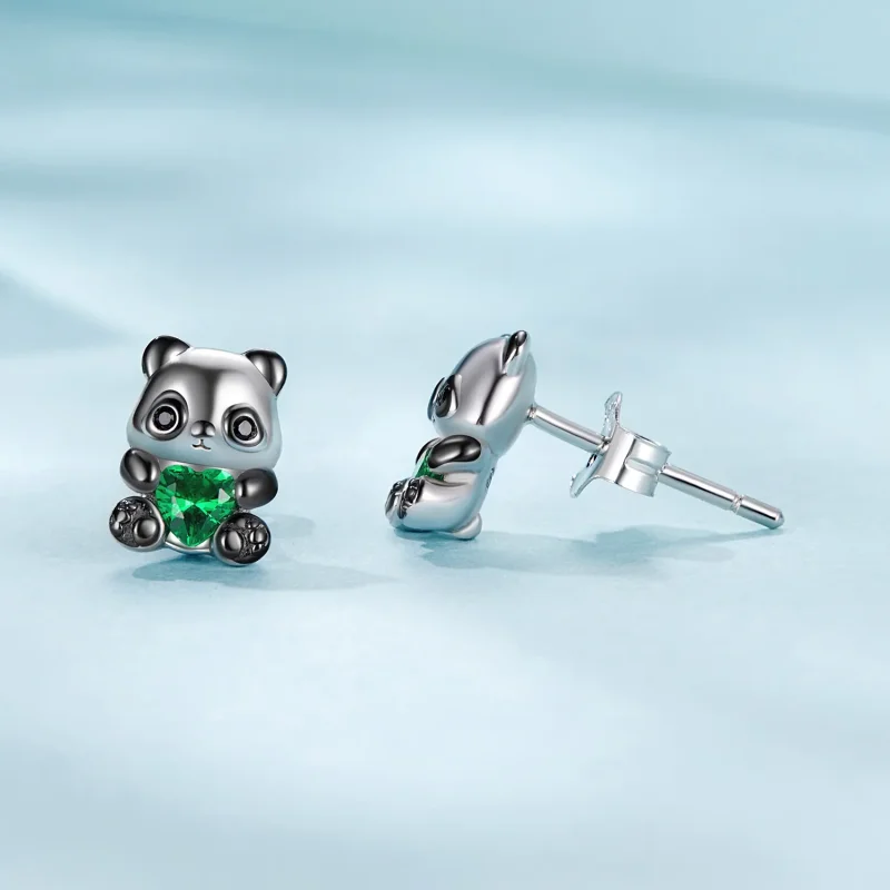 (immagine per) Orecchini a forma di cuore stile PANDORA - SCE1775 - Visualizza 4