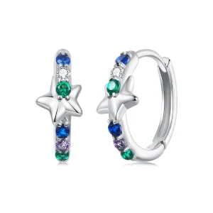 (immagine per) Orecchini a forma di stella colorata stile PANDORA - BSE1048