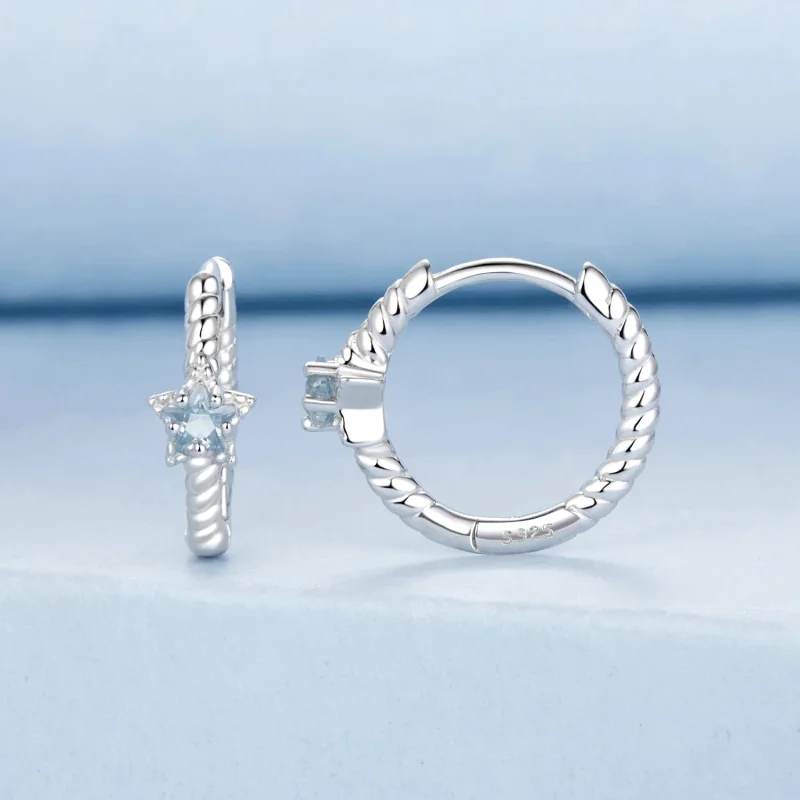(immagine per) Orecchini a forma di stella stile PANDORA - BSE1090 - Visualizza 2