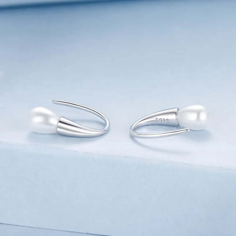 (immagine per) Orecchini a goccia in stile PANDORA con perle - BSE1054 - Visualizza 2