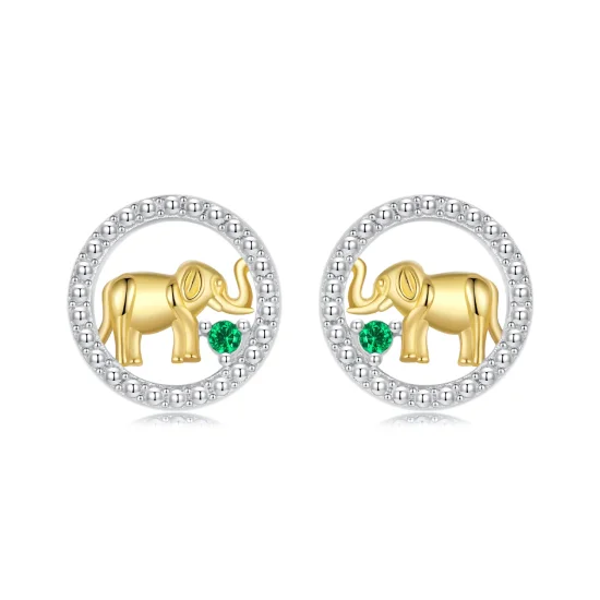 (immagine per) Orecchini elefante in oro stile PANDORA - SCE1794