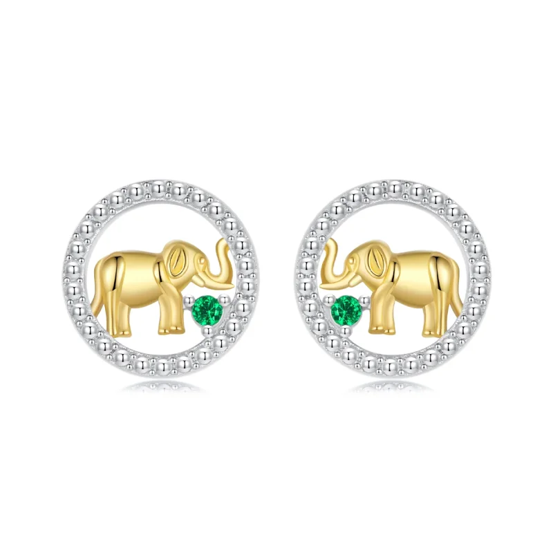 (immagine per) Orecchini elefante in oro stile PANDORA - SCE1794