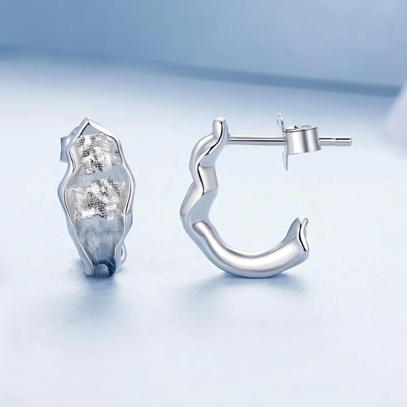 (immagine per) Orecchini in argento scintillanti stile PANDORA - BSE1062 - Visualizza 4